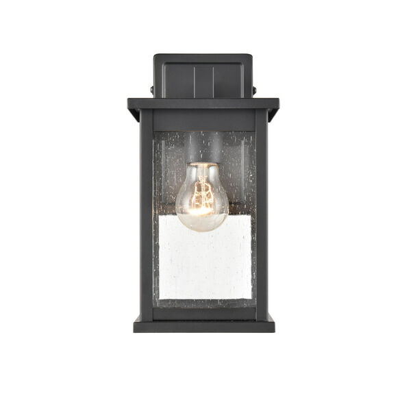 Bowton Powder Coat Black Six-Inch One-Light Outdoor Wall Sconce, image 1