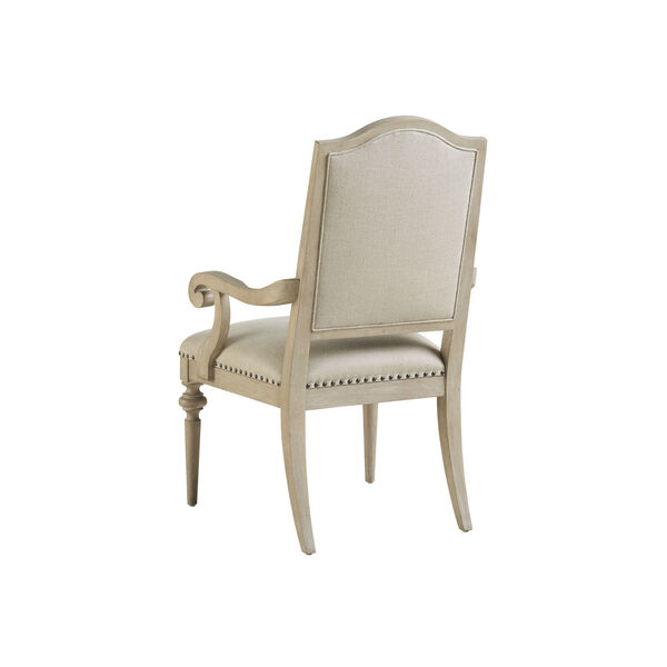 Malibu Warm Taupe Aidan Upholstered Arm Chair, image 3