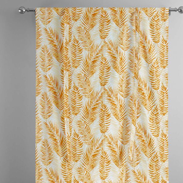 Kupala Eternal Gold Printed Cotton Tie-Up Window Shade Single Panel, image 6