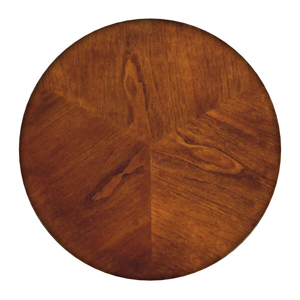 Florence Dark Brown Pedestal Table, image 6
