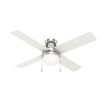 Hunter Fans Timpani Fresh White 52 Inch, Led Light On Ceiling Fan Flickering