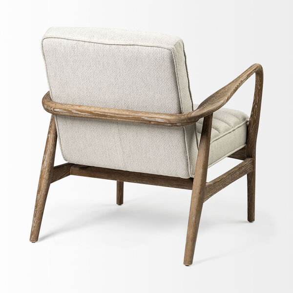 Ajax II Brown and Cream Wrapped Arm Chair, image 6