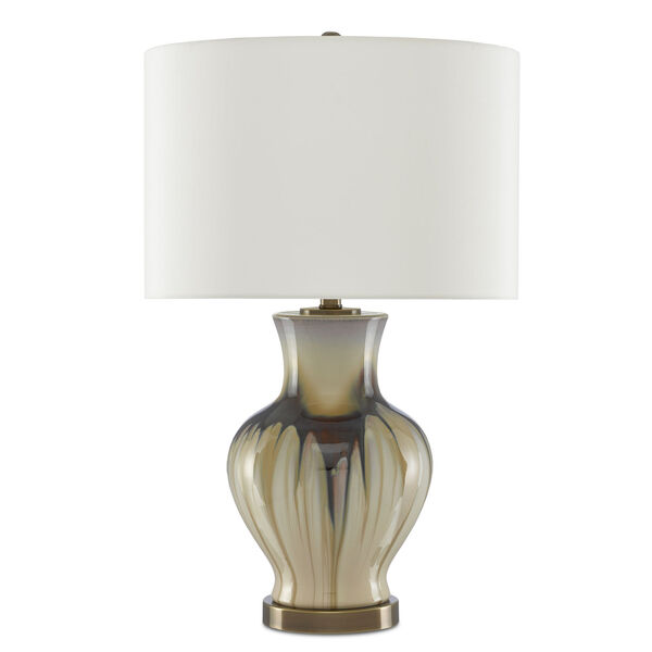 Muscadine Cream and Brown One-Light Table Lamp, image 2