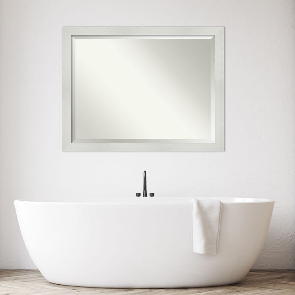 Mosaic White Bathroom Vanity Wall Mirror, image 5