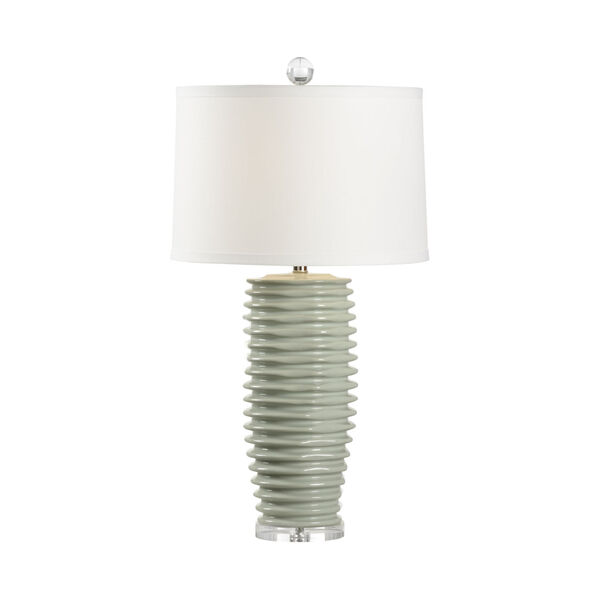 Colorado Mint Green and Polished Nickel One-Light Table Lamp, image 1