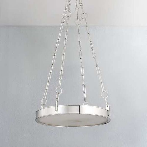 Kirby Polished Nickel 20-Inch One-Light Chandelier, image 5