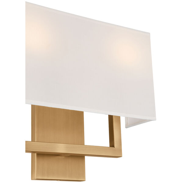 Mid Town Rectangular Two-Light LED Wall Sconce, image 5