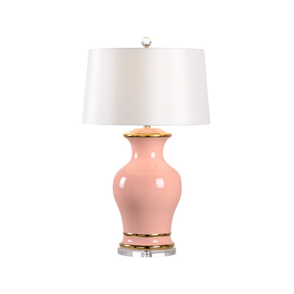 Shayla Copas Coral Glaze and Metallic Gold One-Light Table Lamp, image 1