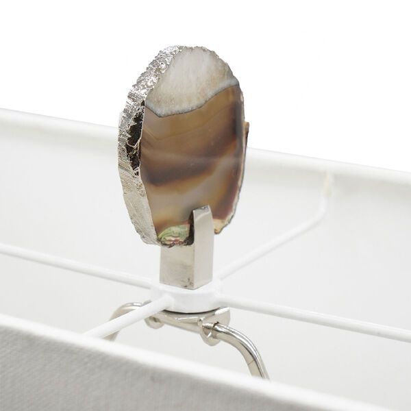 Agate Silver Grey Table Lamp, image 5