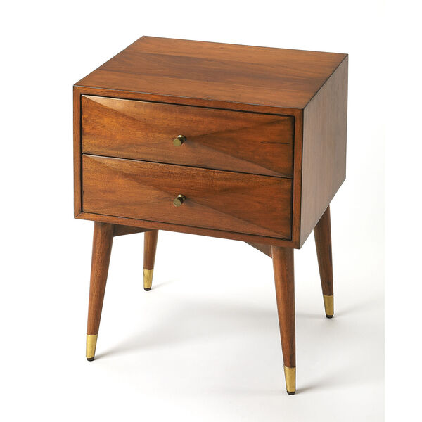 Brown 25-Inch Nightstand, image 1