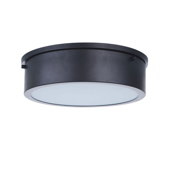 Fenn Flat Black 11-Inch LED Flushmount, image 1