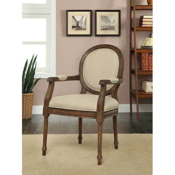Coast to Coast Accents Natural Wash Accent Chair, image 2