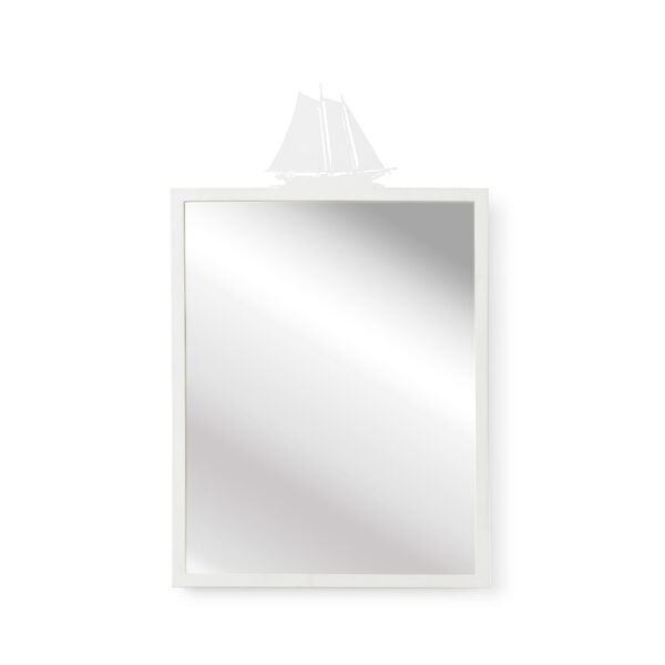 White High Tide Wall Mirror, image 1