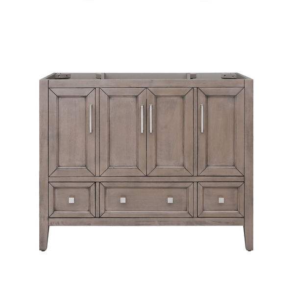 Everette Gray Oak 42-Inch Vanity Cabinet, image 1