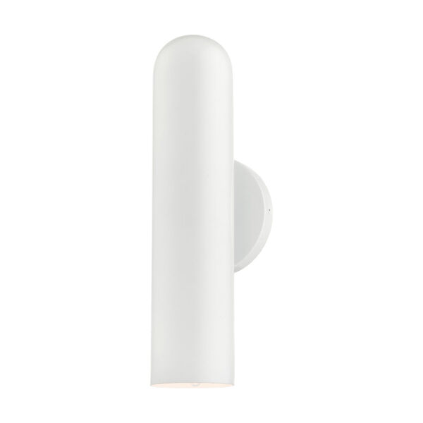 Ardmore Shiny White One-Light ADA Wall Sconce, image 1