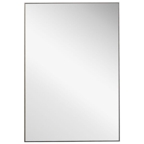 Uptown Silver Rectangular Wall Mirror, image 2