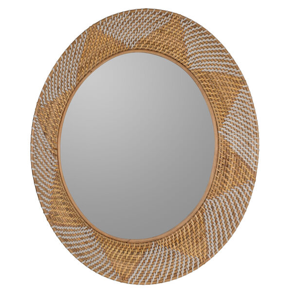 George Natural 31 x 31-Inch Wall Mirror, image 3