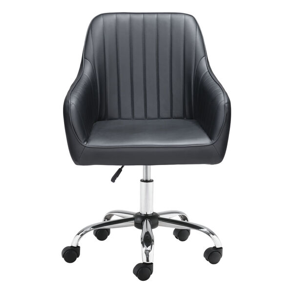 Curator Black and Silver Office Chair, image 4