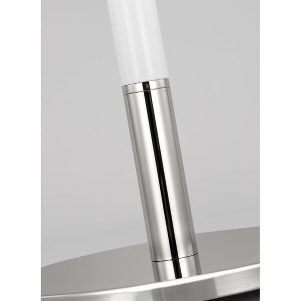 Monroe Polished Nickel LED Table Lamp, image 4