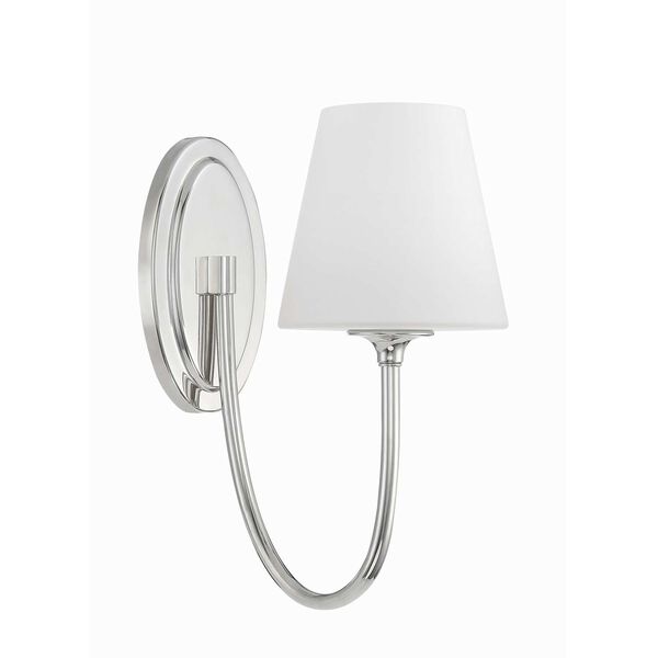 Juno Polished Nickel One-Light Wall Sconce, image 2