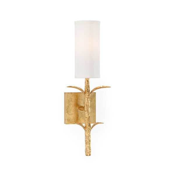 Gold One-Light Single Dyer Sconce, image 1
