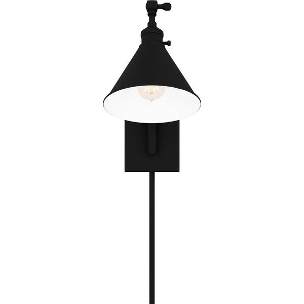 Potmore Matte Black One-Light Wall Sconce, image 5