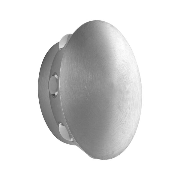 Rickie Brushed Aluminum Eight-Light LED Outdoor Wall Sconce, image 1
