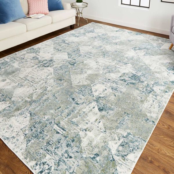 Atwell Green Ivory Area Rug, image 2