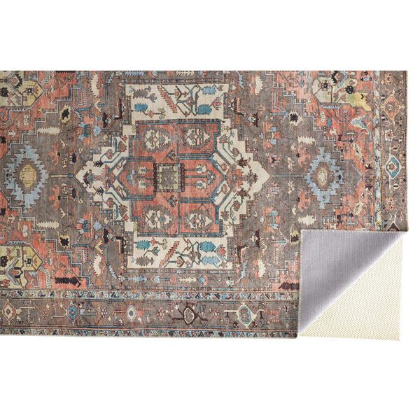 Percy Taupe Red Brown Area Rug, image 6