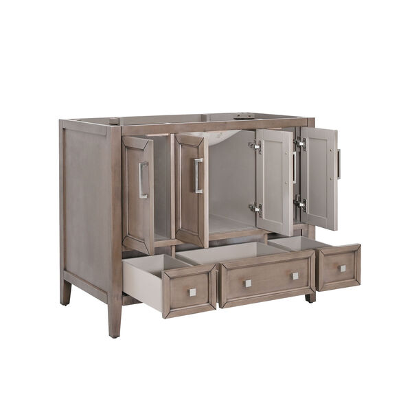 Everette Gray Oak 42-Inch Vanity Cabinet, image 3