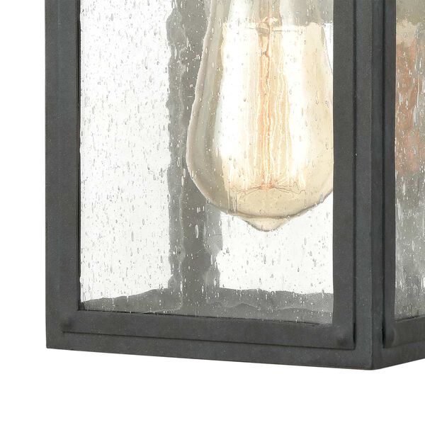Heritage Hills Aged Zinc Six-Inch One-Light Outdoor Wall Sconce, image 5