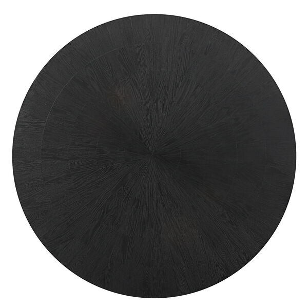 Gidran Charcoal Black Round Dining Table, image 4