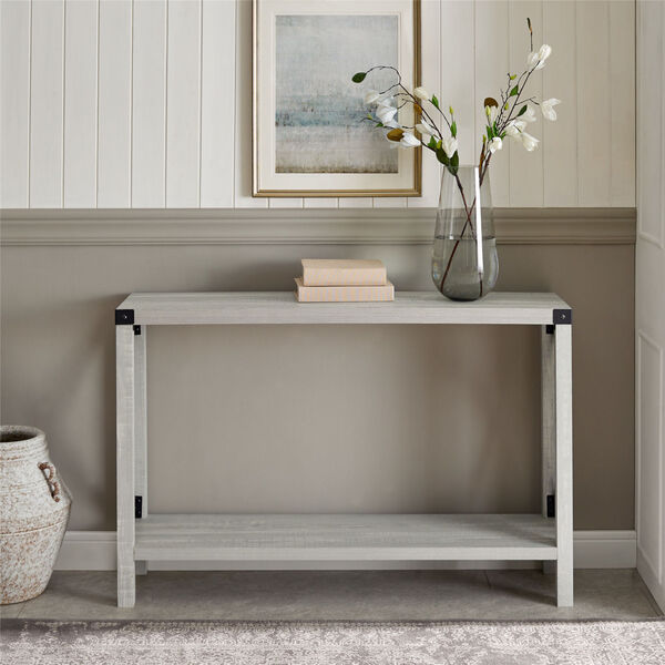 Stone Gray Entry Table, image 3