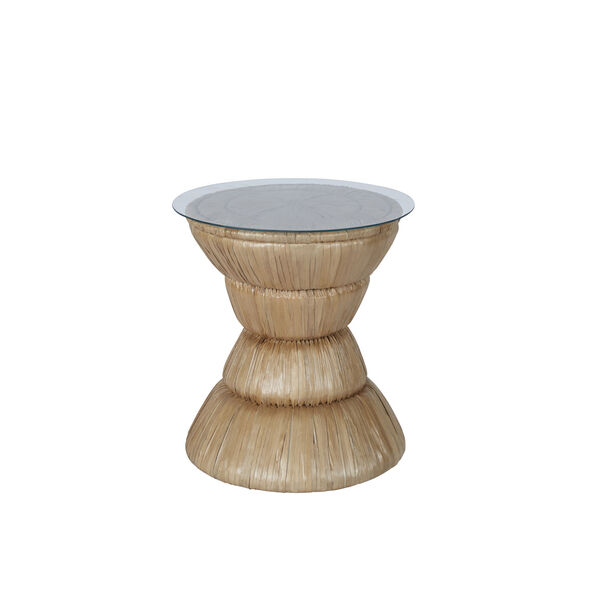 Kai Natural Woven Hourglass Table, image 1