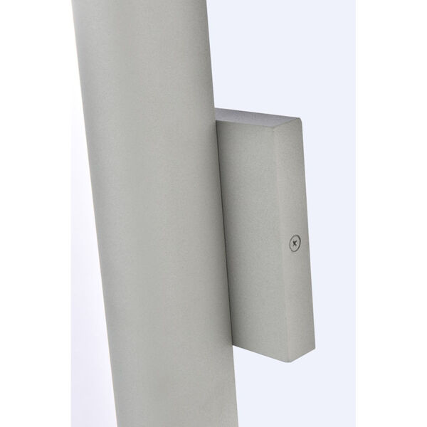 Raine Silver 320 Lumens Eight-Light LED Outdoor Wall Sconce, image 3
