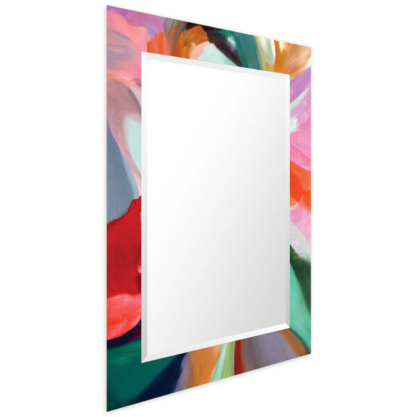 Intergrity of Chaos Multicolor 40 x 30-Inch Rectangular Beveled Wall Mirror, image 2