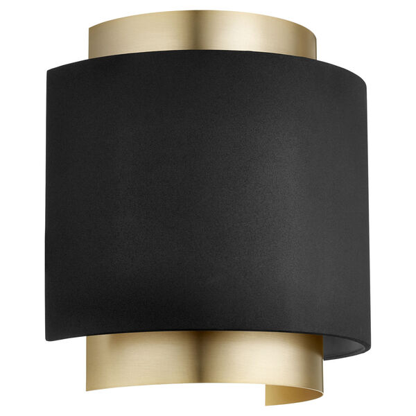 Noir Aged Brass 11-Inch One-Light Wall Sconce, image 1