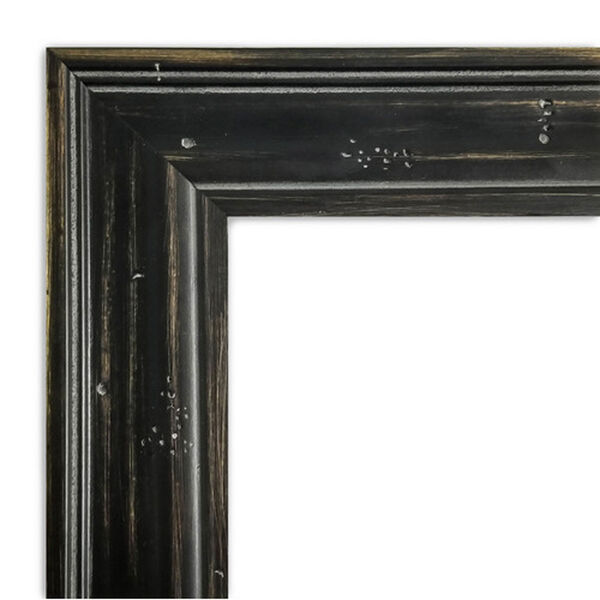 Black 43-Inch Bathroom Wall Mirror, image 3