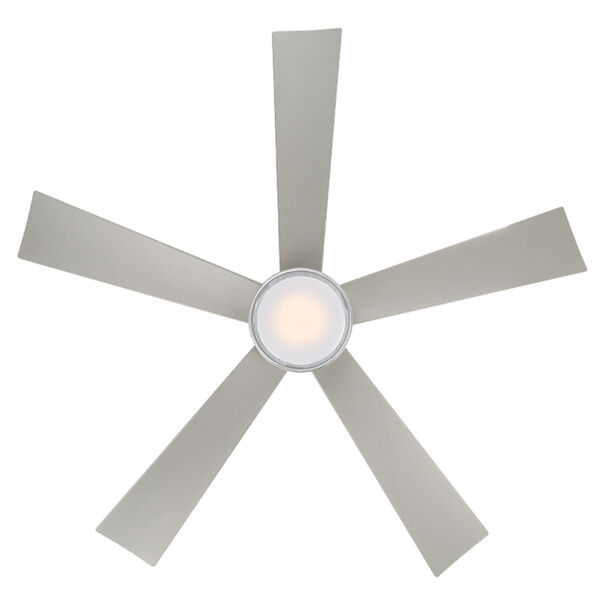 Wynd Stainless Steel 52-Inch 2700K LED Downrod Ceiling Fans, image 4