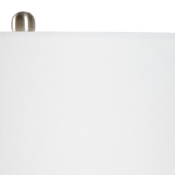 Off White and Blue One-Light 7-Inch Enzo Lamp, image 3