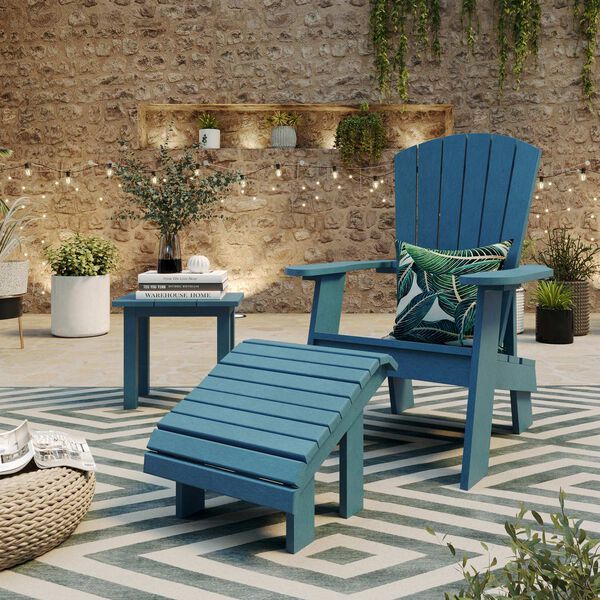Capterra Casual Pacific Blue Adirondack Chair, image 6