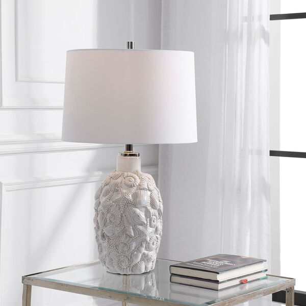 Linden White 26-Inch One-Light Table Lamp, image 2
