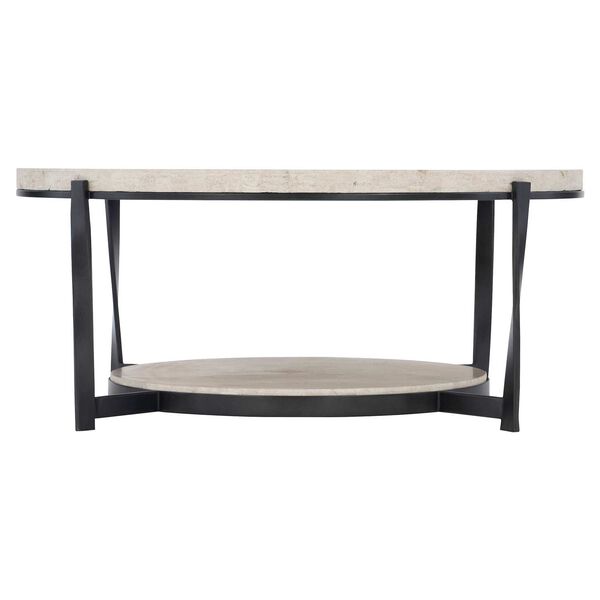 Berkshire Aged Pewter and Black 43-Inch Cocktail Table, image 3
