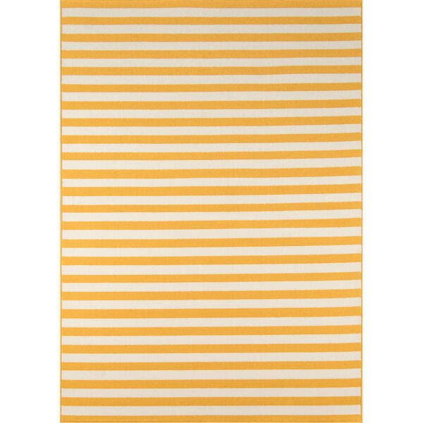 Baja Yellow Stripe Indoor/Outdoor Rug, image 1