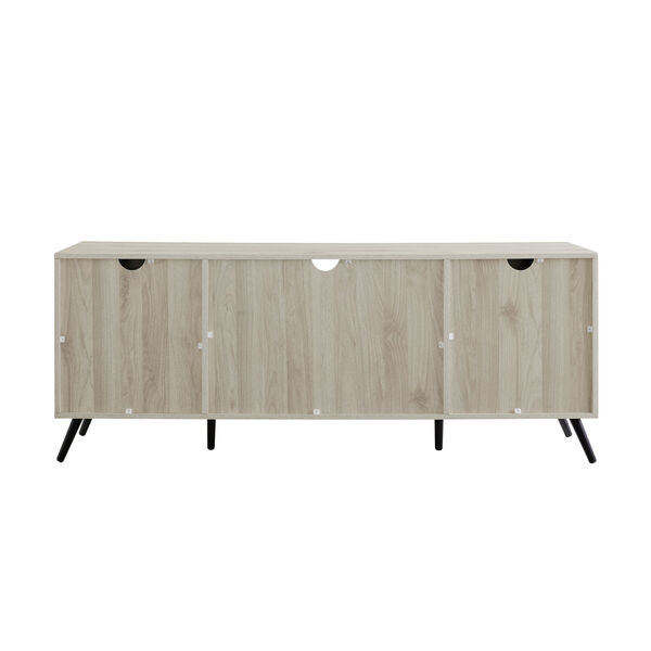 Nora Birch TV Stand with Two Door, image 4