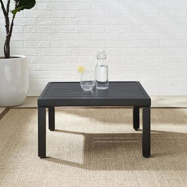 Piermont Matte Black Outdoor Metal Sectional Side Table, image 3