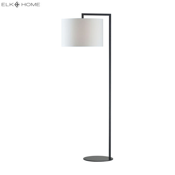 Uptown Black One-Light Floor Lamp, image 3