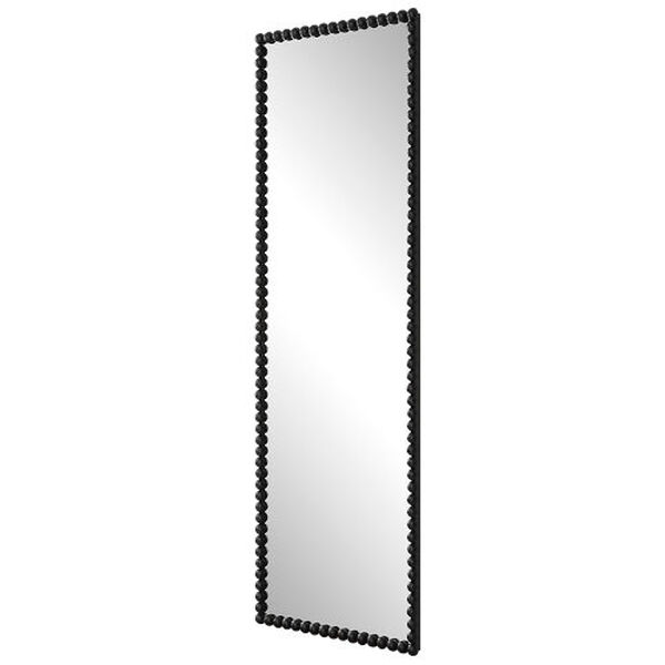 Serna Satin Black Tall Wall Mirror, image 2