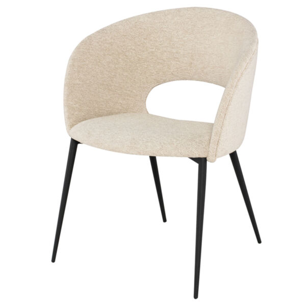 Alotti Beige and Black Dining Chair, image 1