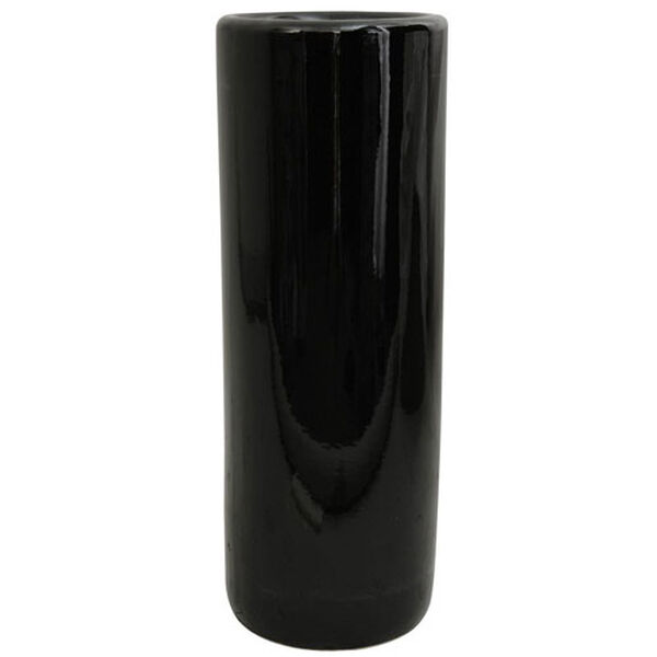 24 Inch Porcelain Umbrella Stand Black, Width - 8.5 Inches, image 1